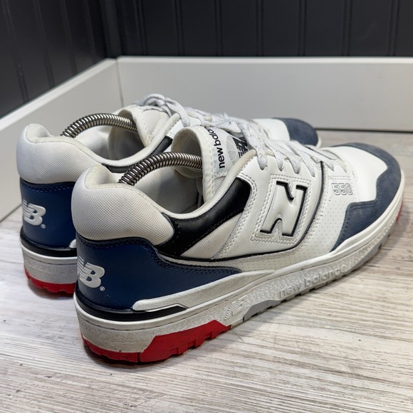 New Balance 550 USA White Blue Red BB550NCN Men\'s Size 11.5 Usa Retro Basketball main image 8